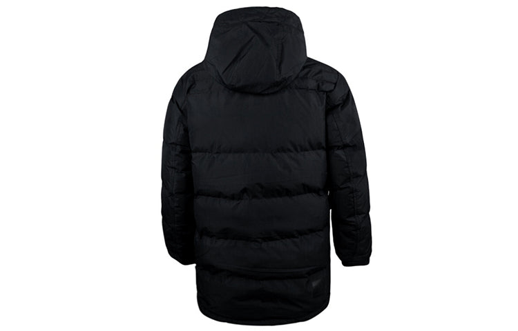 Converse Mid-Length Down Fill Puffer Jacket Asia Sizing 'Black' 10019323-A03