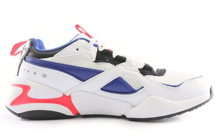(WMNS) PUMA Nova 2 Low-Top Running Shoes White/Blue 370957-04