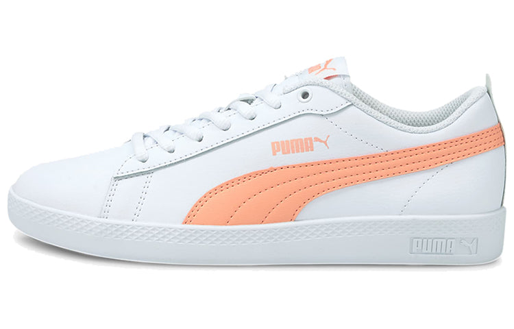 (WMNS) PUMA Smash v2 Leather 'White Apricot Blush' 365208-26
