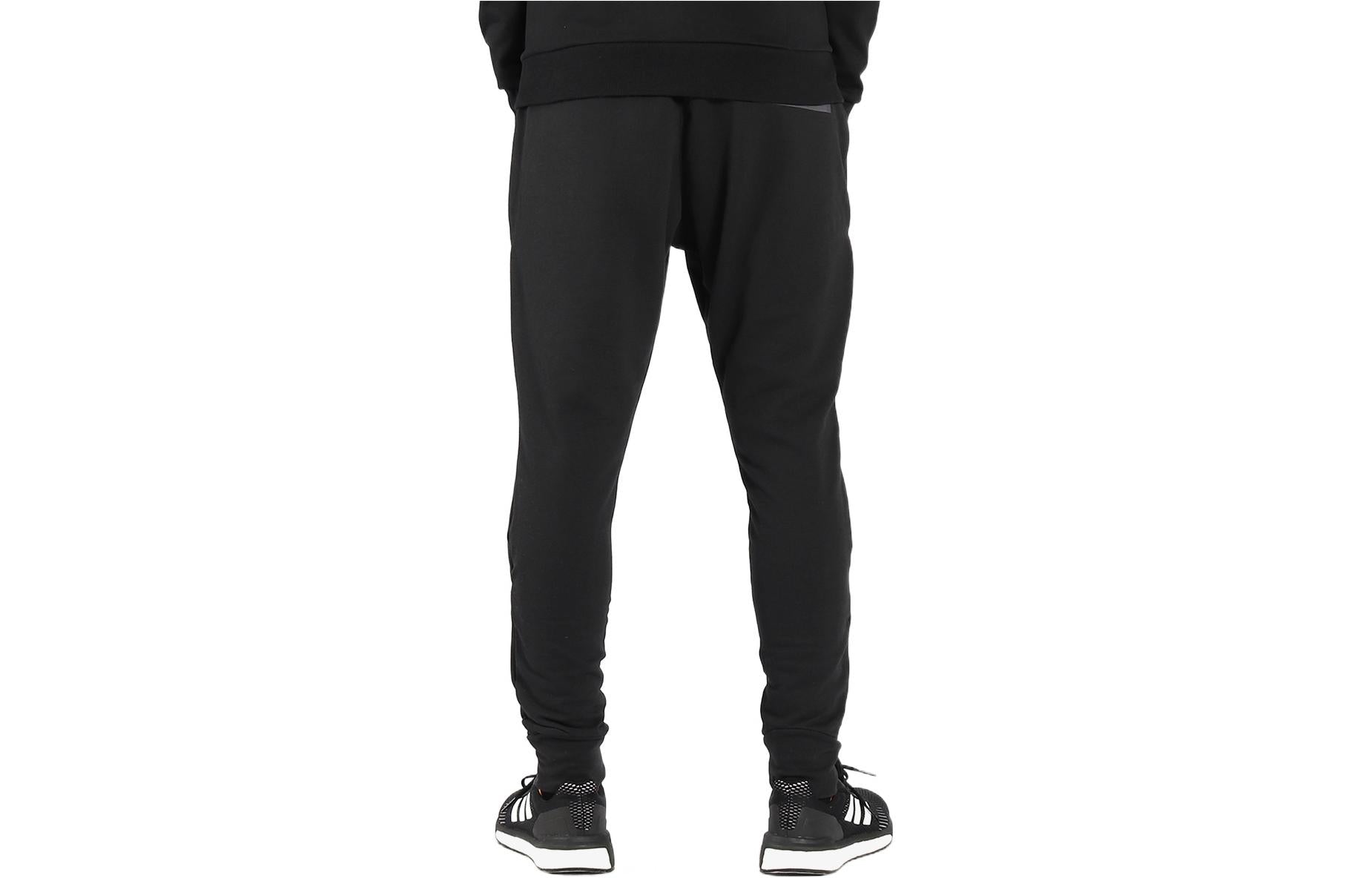 adidas Wj Pt Swt Rib Solid Color Knit Breathable Athleisure Casual Sports Pants Black BQ5635