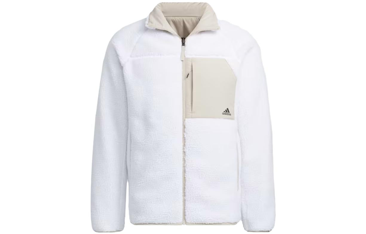 adidas Sherpa Reversible Padded Jacket 'White Beige' IT8710