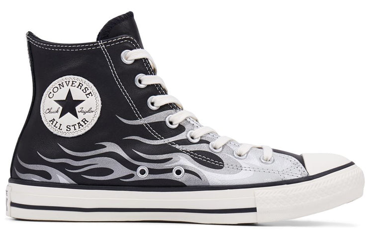 Converse Chuck Taylor All Star Metallic Flame High Top 'Black White' 165898C