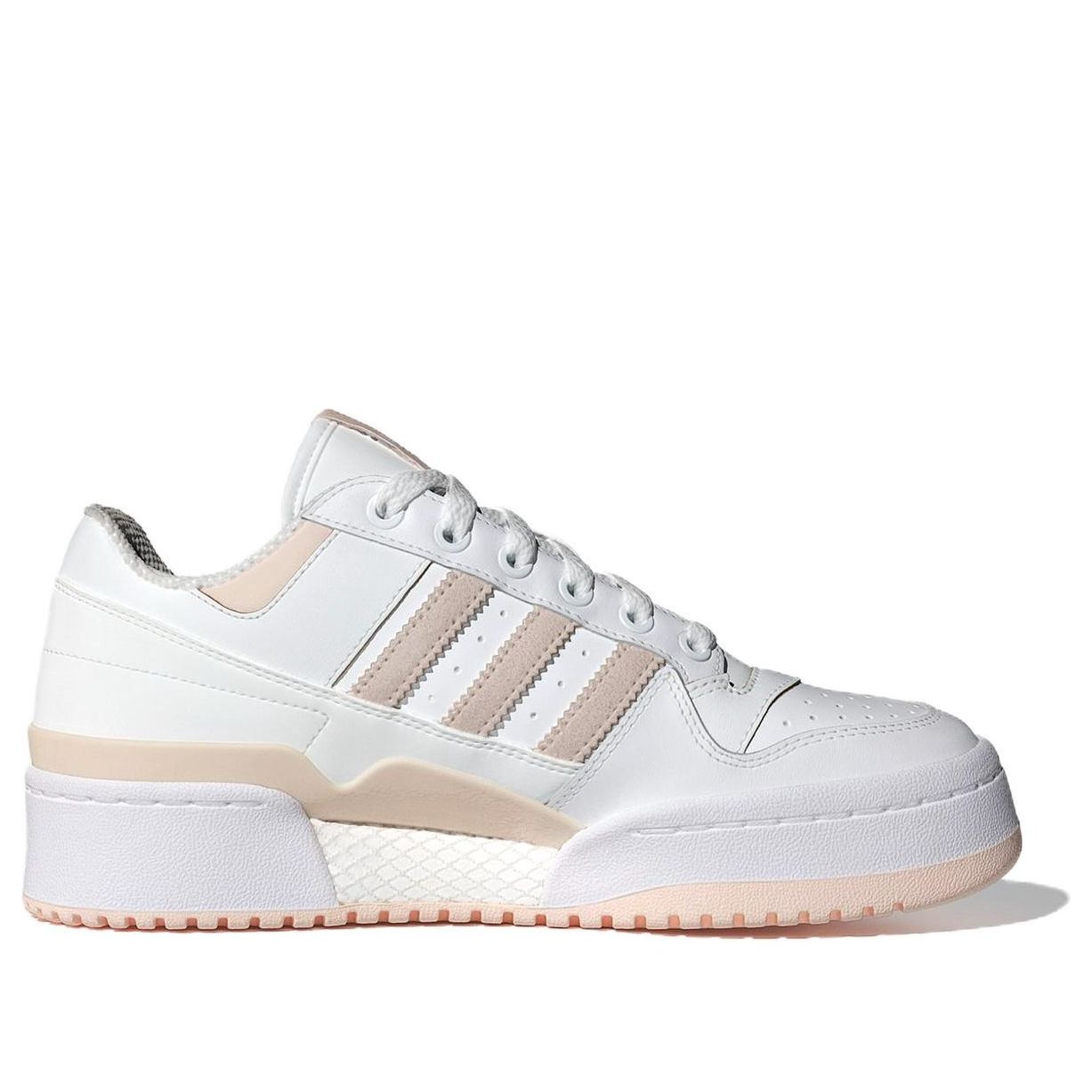(WMNS) adidas originals Forum Bold Stripes 'White Wonder Quartz' ID0407