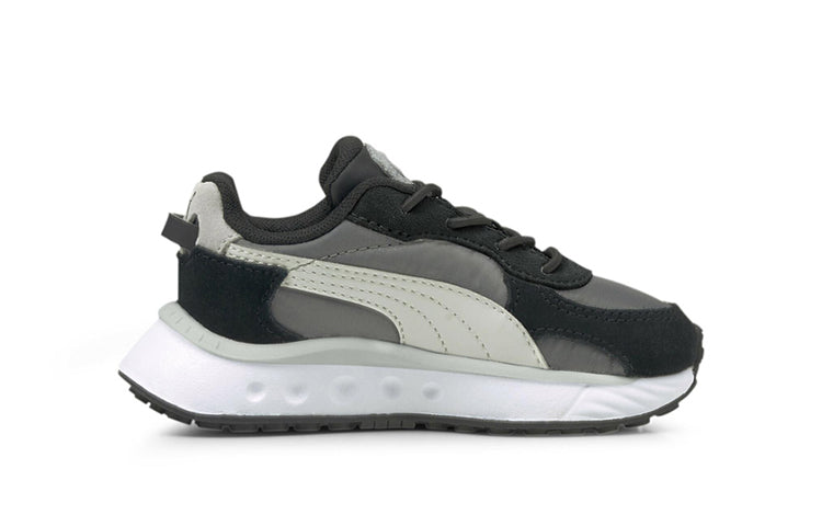 (GS) PUMA Wild Rider Rollin 'Black Grey White' 382030-02
