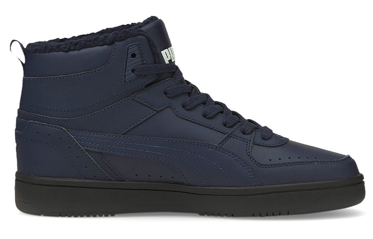 PUMA Unisex Rebound Joy Fur Sneakers Blue 375576-05