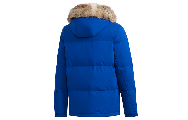adidas Down Puffa 3str Outdoor Sports Down Jacket Blue DW8928