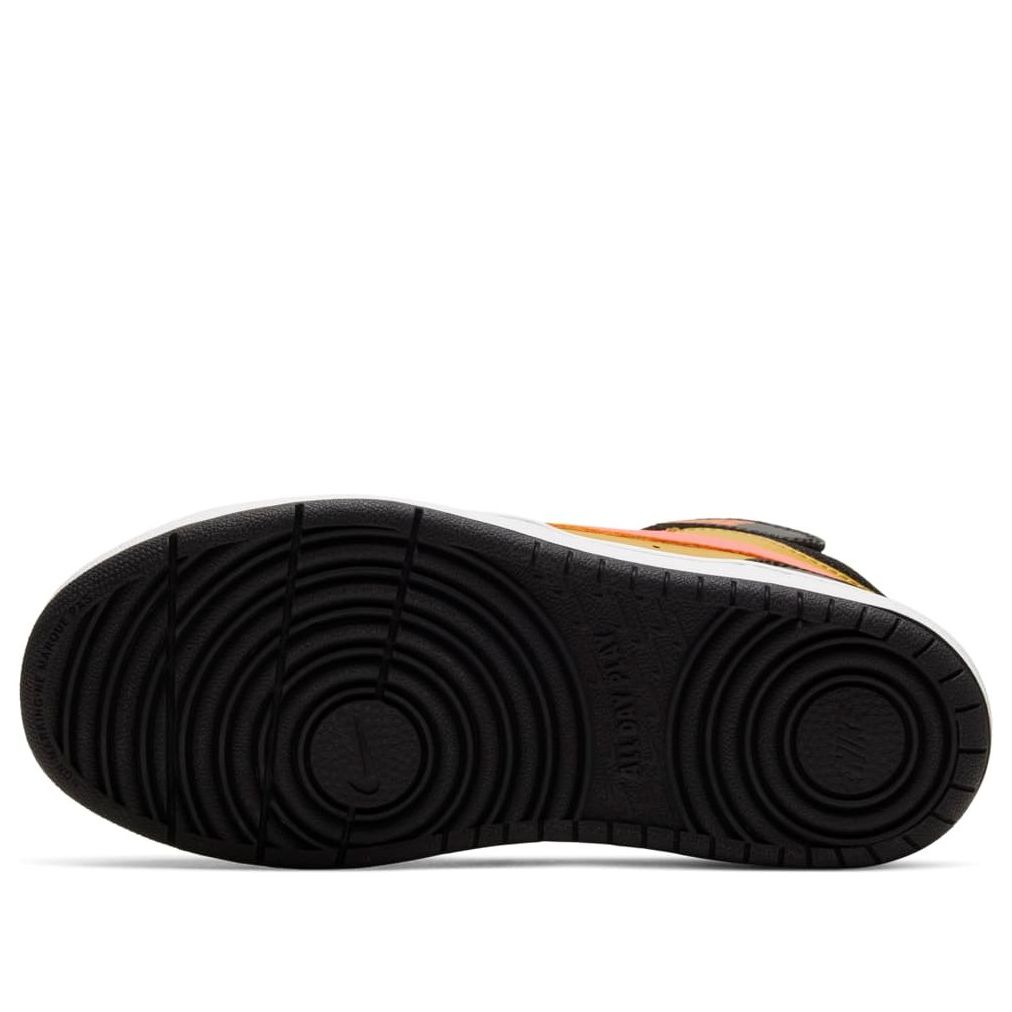 (PS) Nike Court Borough Mid 2 'Yellow Black White' CD7783-700