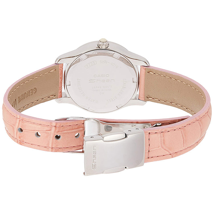CASIO SHEEN Waterproof White Analog SHN-4019LP-7A