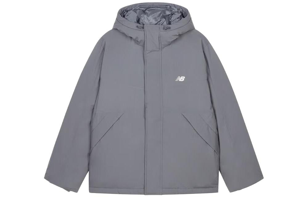 New Balance Winter Windproof Down Jacket Asia Sizing 'Grey' AMJ33322-TTM