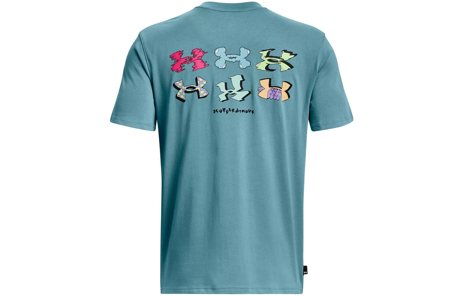 Under Armour Checkered Heavyweight T-shirt 'Blue' 1376837-400