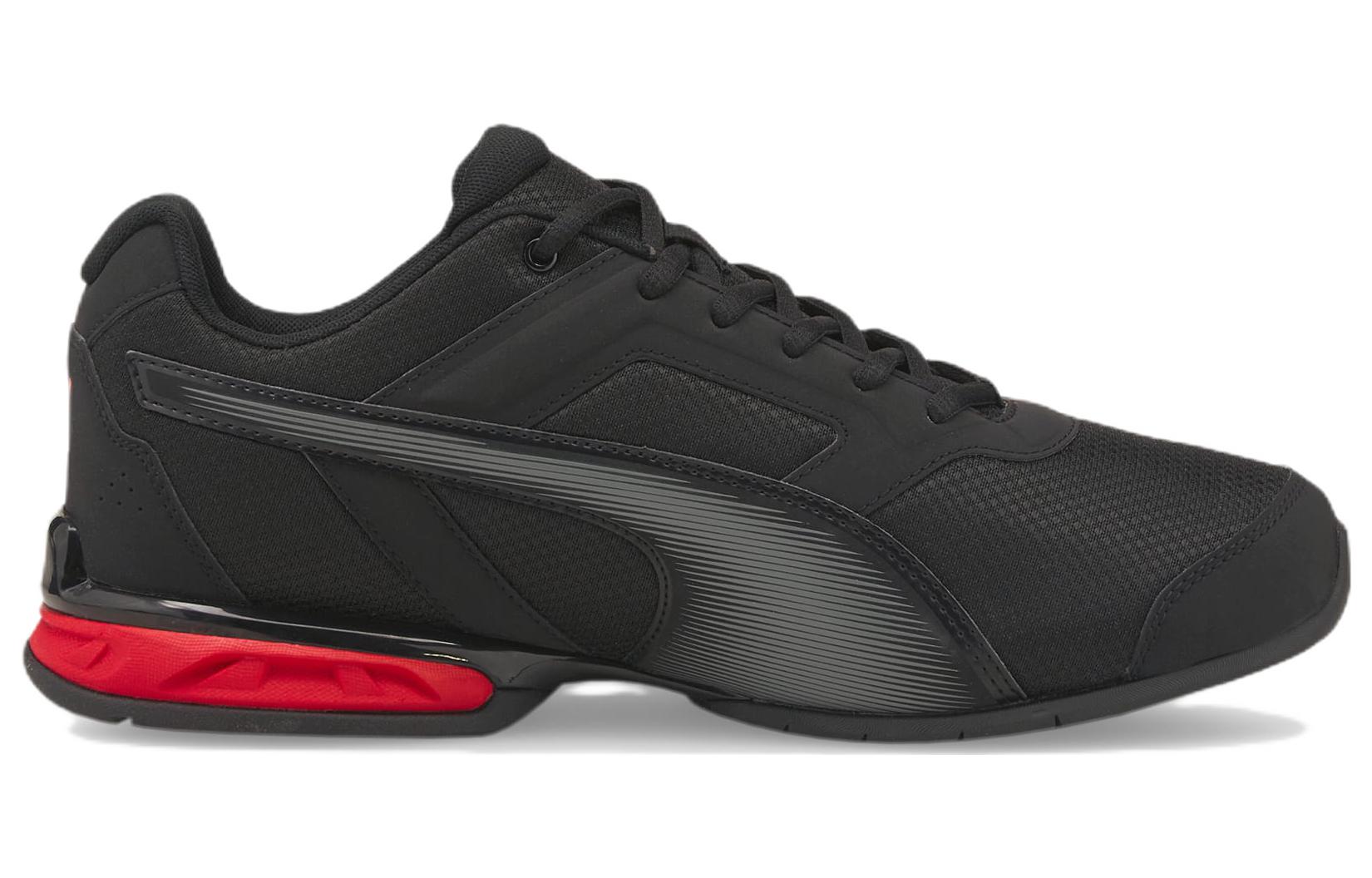 PUMA Tazon 7 Low Tops Black Red 195208-07