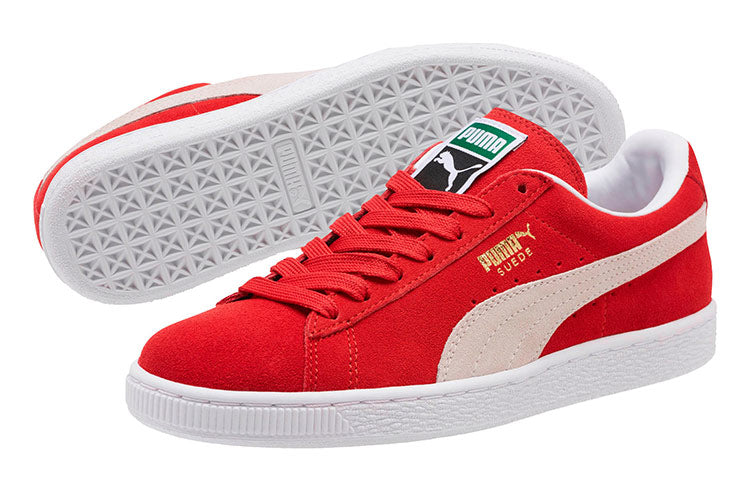 (WMNS) PUMA Suede Classic+ White/Red 362213-65
