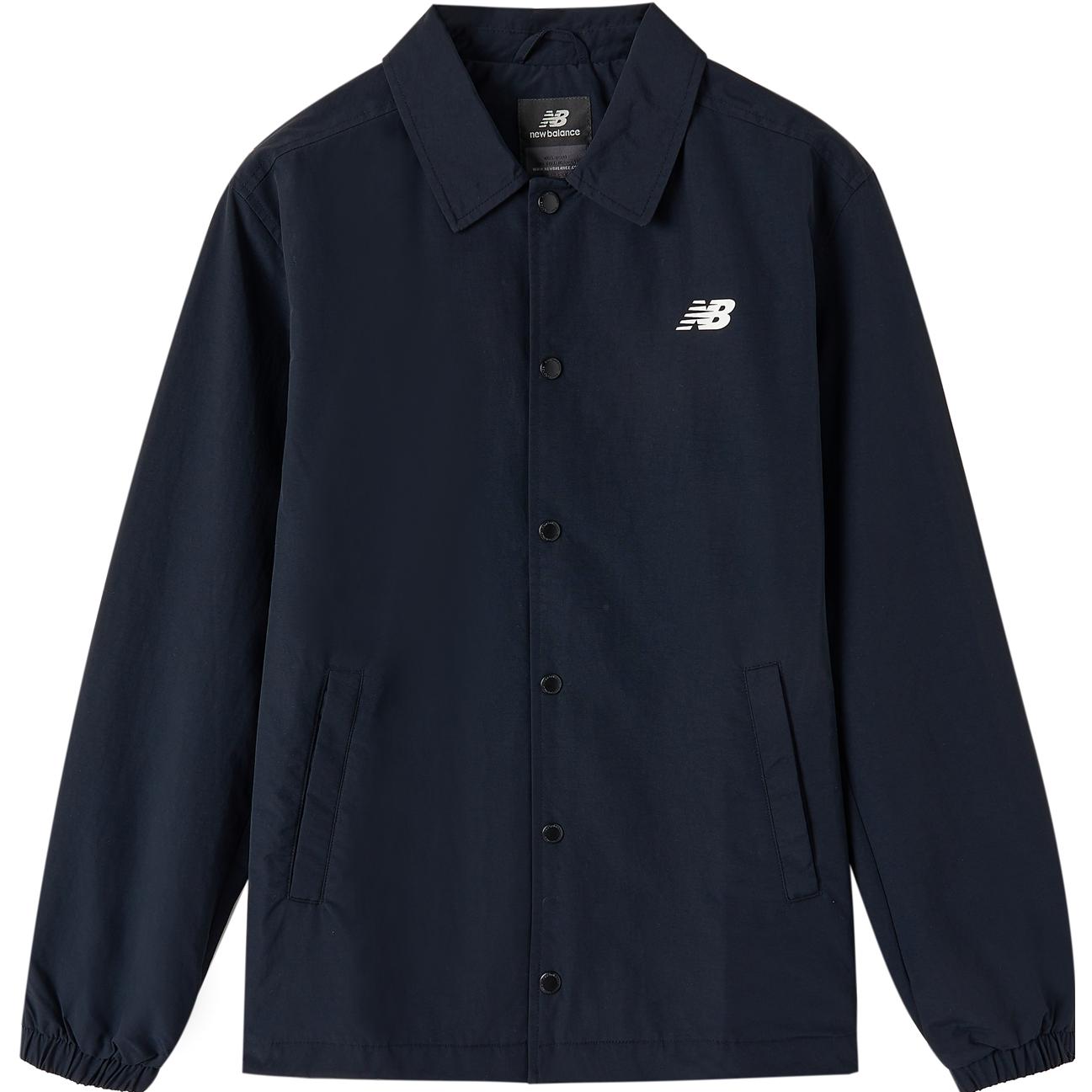 New Balance Essentials Coaches Jacket Asia Sizing 'Black' NAA1V013-BK