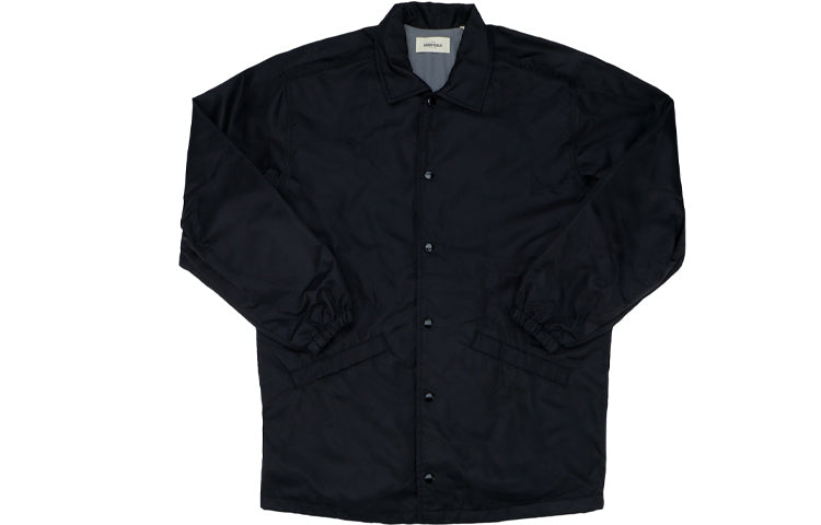 Fear of God Essentials Coach Jacket Black FOG-FW19-110