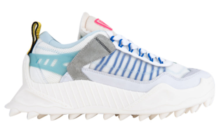 Off-White LightWearableLeisure Running Shoes White/Blue OWIA39R20800053JS