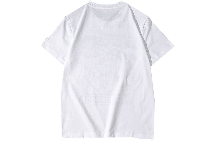 Li-Ning Hoops Cartoon Graphic T-shirt 'White' AHSR725-4