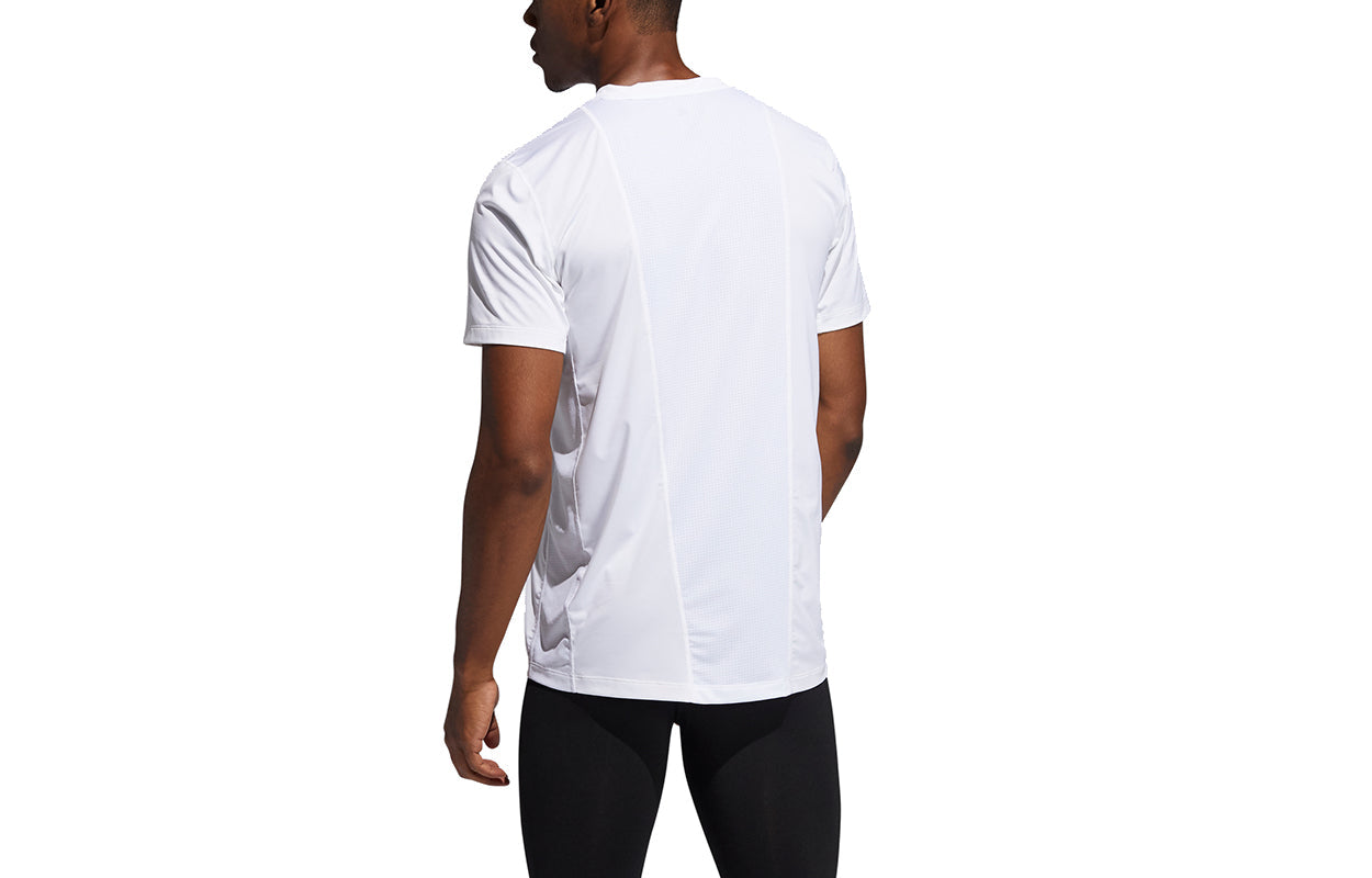 adidas TF Turf Ss Ftd Training Sports Elastic Short Sleeve White GL9882