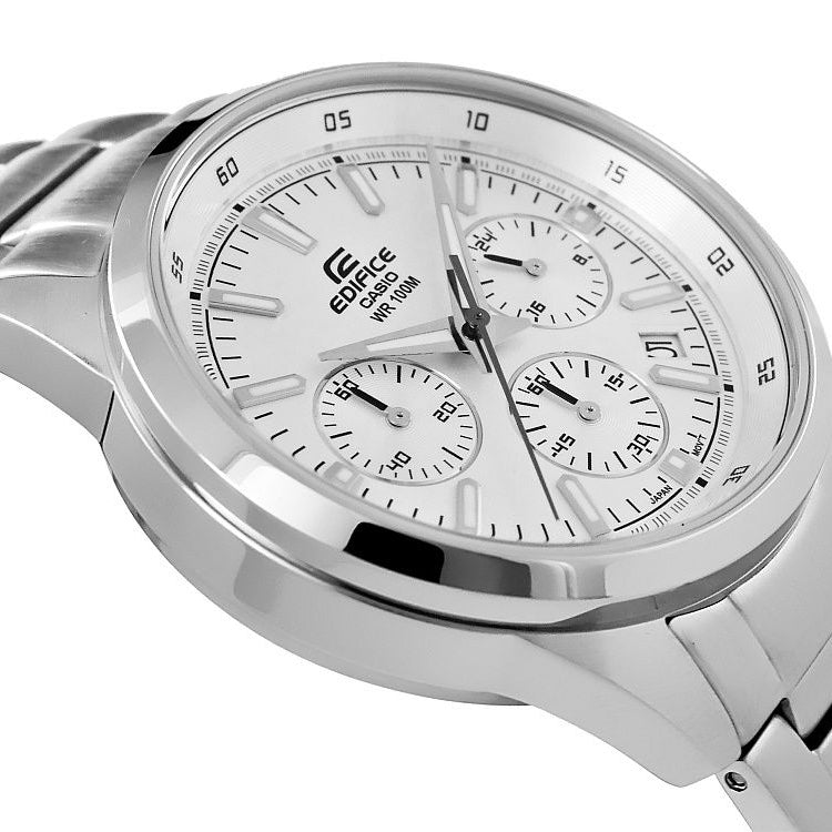 CASIO EDIFICE Series Leisure Fashion Hand Men's Mens Silver Analog EFR-527D-7AV