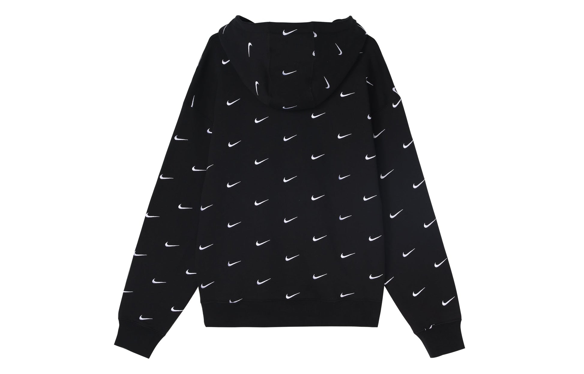 Nike All Over Swoosh Logo Hoodie 'Black' CJ8907-010