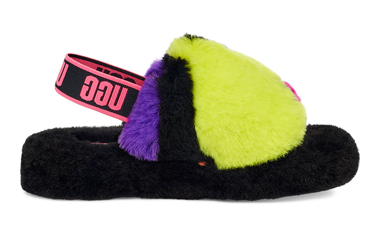 (PS) UGG Fluff Yeah Party Spots 'Black' 1124924K-BLK