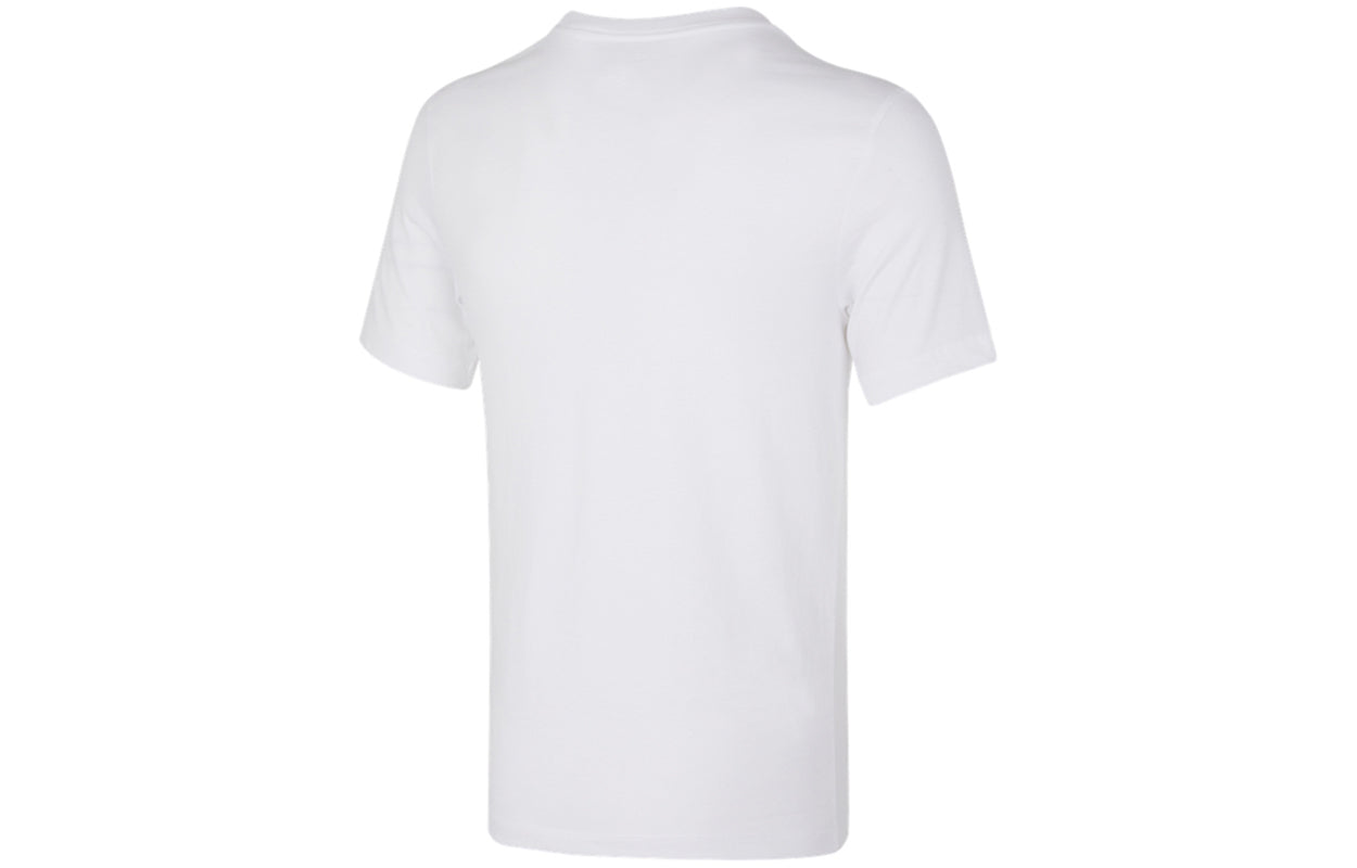 Nike Sportswear 3D Logo Printing Sports Round Neck Short Sleeve White DJ1370-100