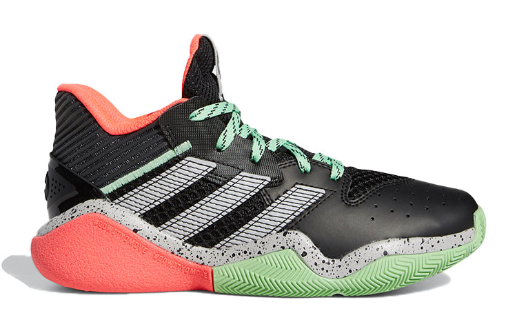 (GS) adidas Harden Stepback J 'Black Green Red' FW8545
