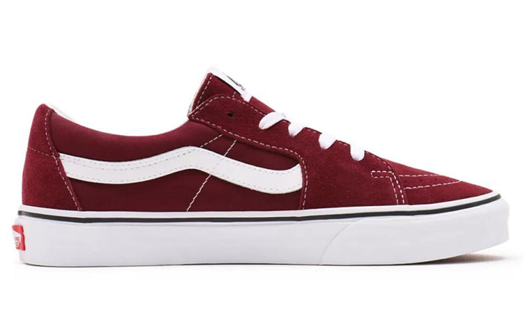 Vans SK8-Low Breathable Non-Slip Wear-resistant Low Tops Casual Skateboarding Shoes Red VN0A4UUK5U7