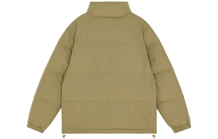 New Balance Logo Winter Down Jacket Asia Sizing 'Olive Green' AMJ13337-OV