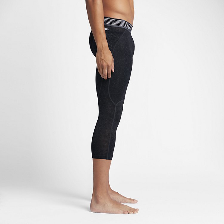 Basketball Pants Men Nike Hypercool Tight 3QT Print 830628-010