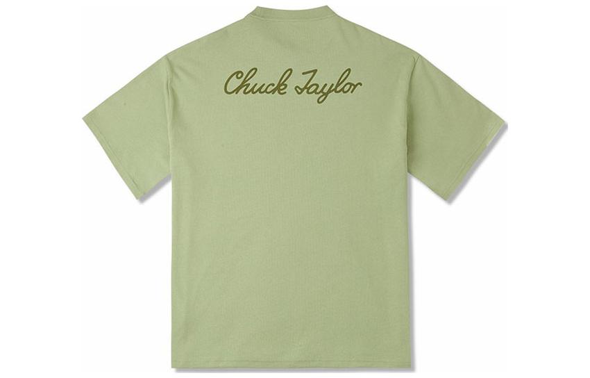 Converse Go-To Sneaker Patch Loose-Fit T-Shirt Asia Sizing 'Vitality Green' 10025397-A11