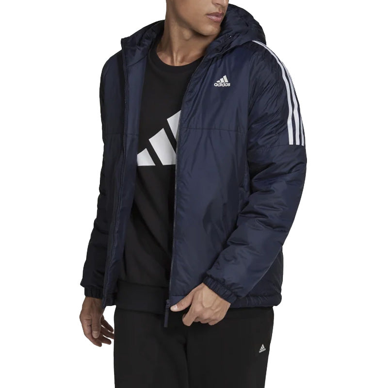 adidas Essentials Insulated Hooded Jacket Asia Sizing 'Navy' GT9165