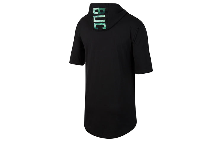 Nike Milwaukee Bucks NBA hooded Short Sleeve Black CJ5902-010