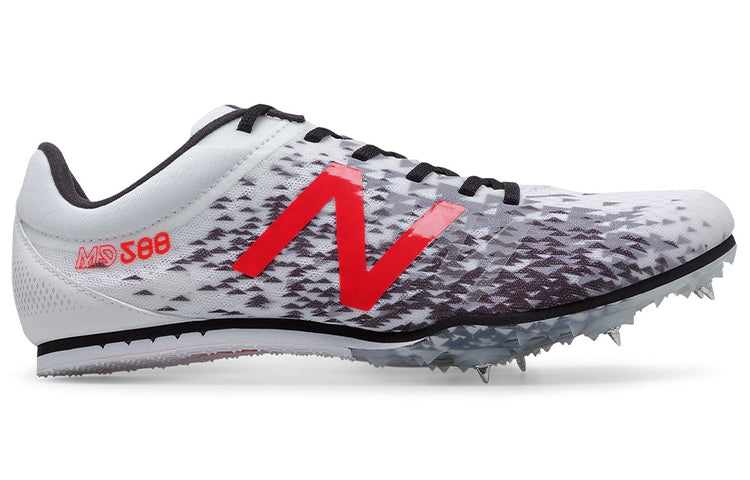 New Balance MD500v5 Track Spike 'White Gray Red' MMD500W5