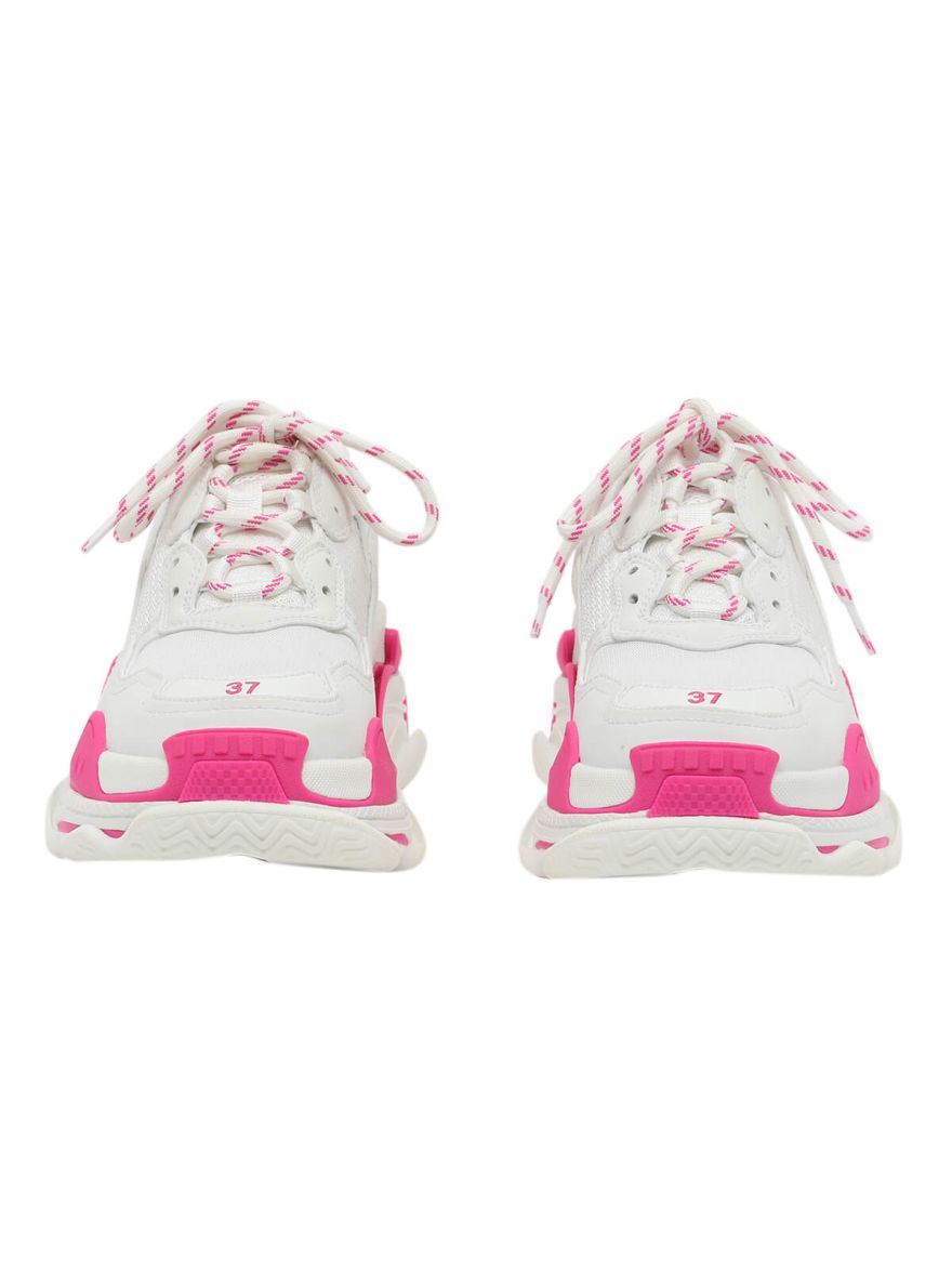 Balenciaga Triple S Sneakers 'White Fluo Pink' 536737W2CA35390