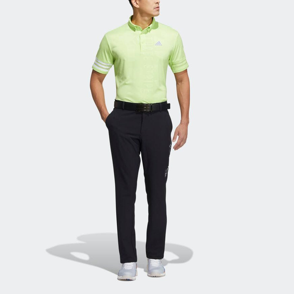 Men's adidas Theree Stripe Life Solid Color Breathable Straight-Leg Casual Pants/Trousers Black HA3269