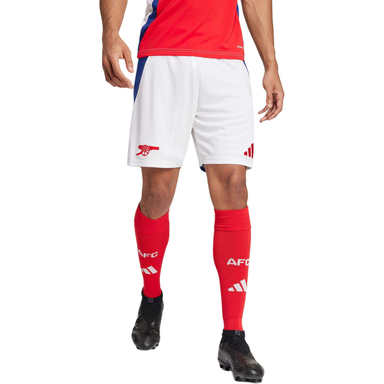 adidas Arsenal 24/25 Home Soccer Shorts Asia Sizing 'White Red Blue' IT6139