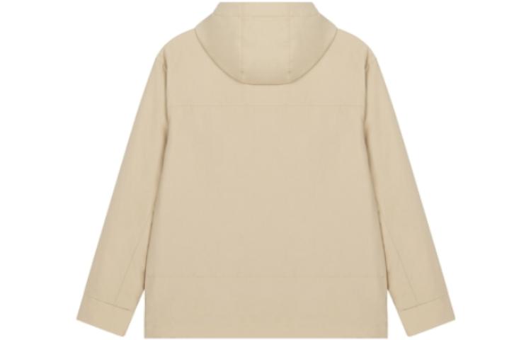 New Balance Logo Print Windproof Jacket Asia Sizing 'Beige' AMJ23357-INC