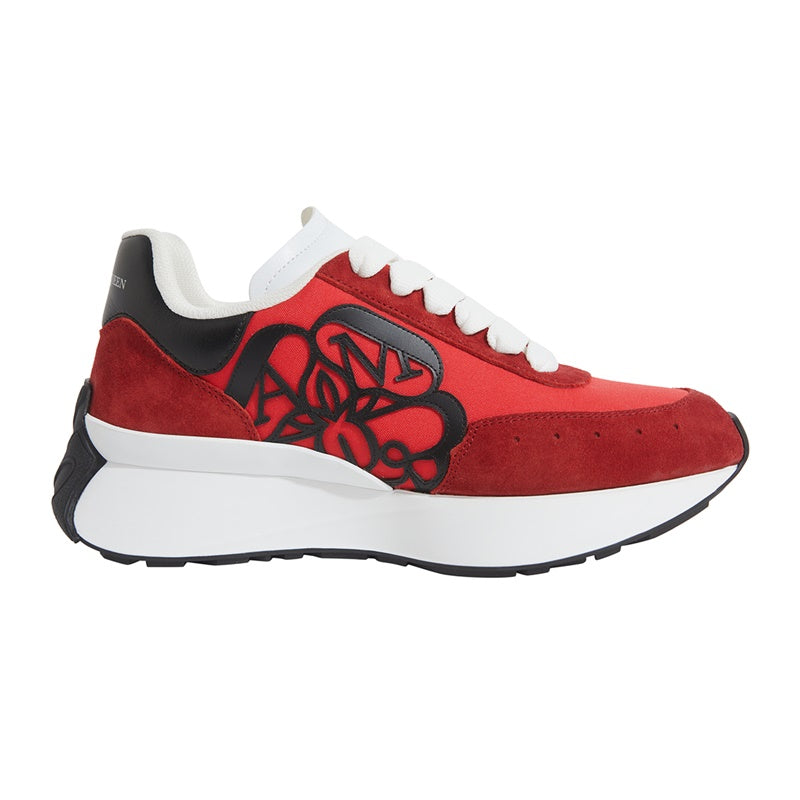 (WMNS) Alexander McQueen Sprint Runner 'Red Black' 687996W4T226475