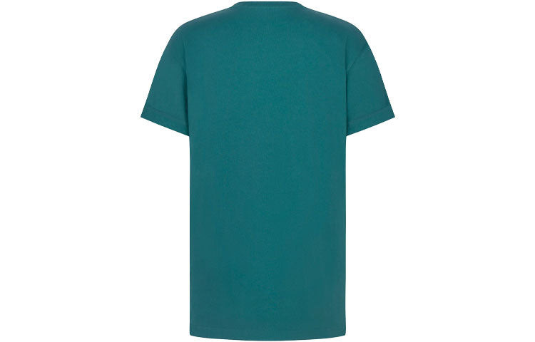 Men's DIOR SS21 Cotton Knit Short Sleeve Green 013J600A0589-C632