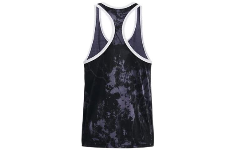 Under Armour Project Rock Mesh Printed Tank Top 'Black Grey' 1373575-002