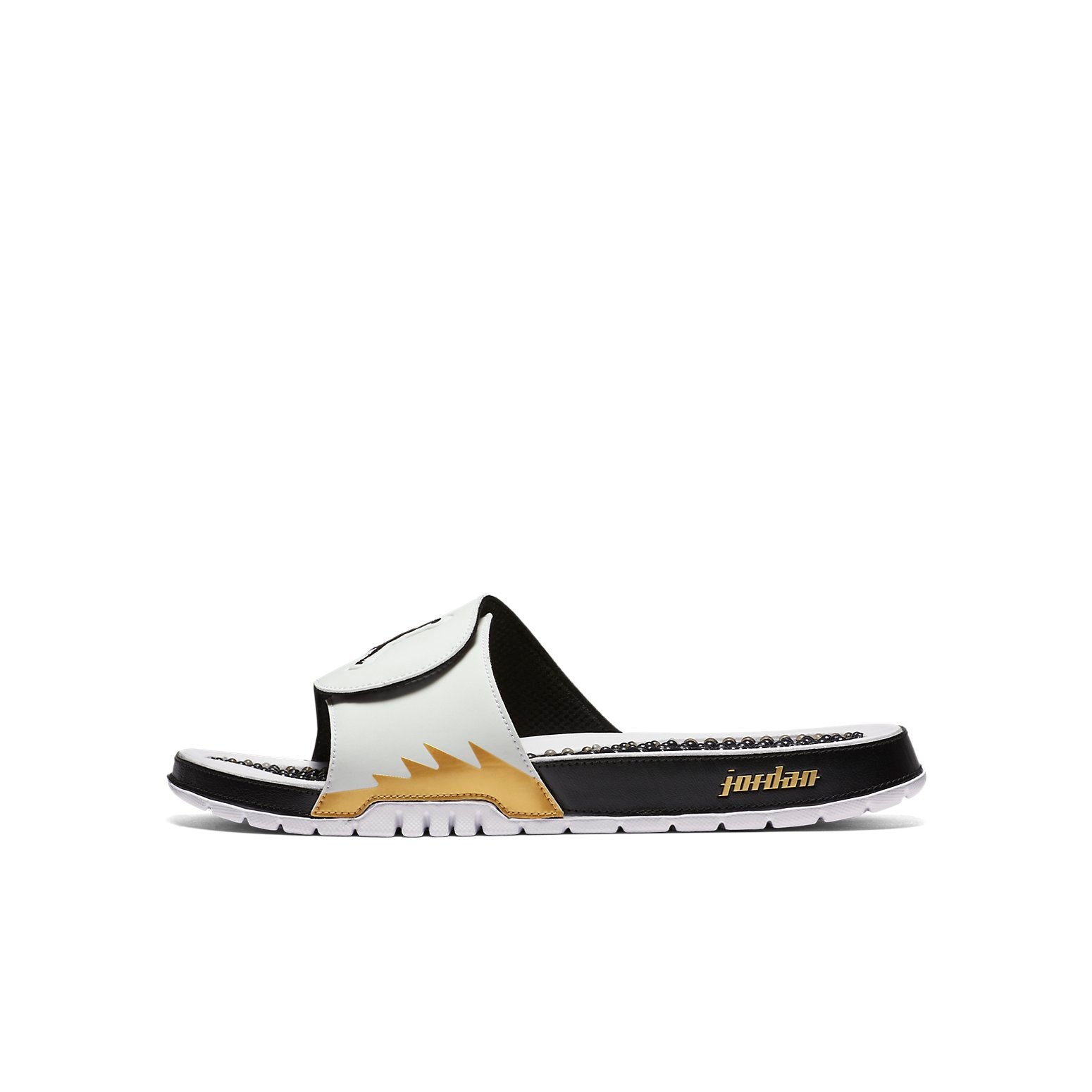 Air Jordan Hydro 5 Retro Slide 'White Metallic Gold' 555501-153