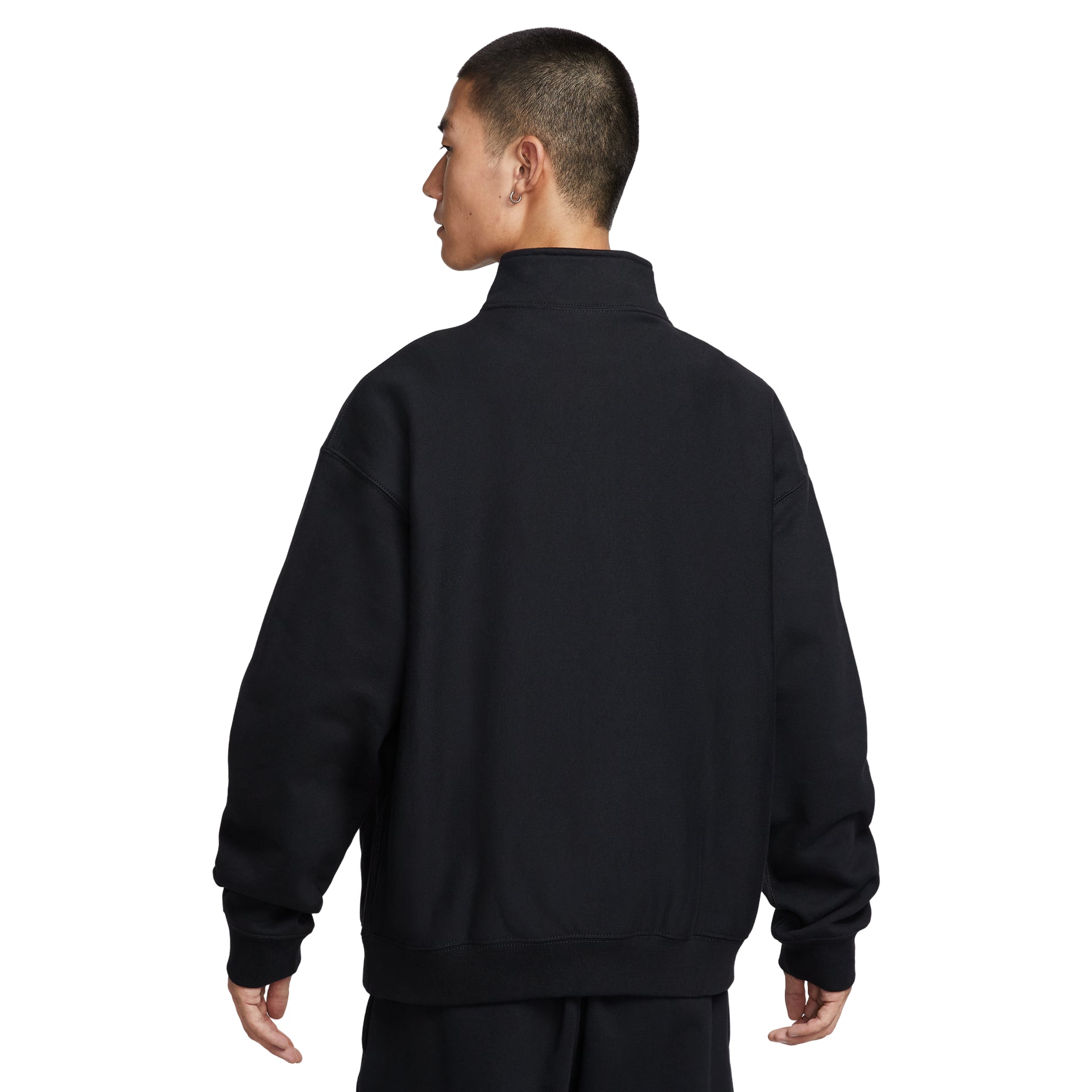 Nike Solo Swoosh Plush Top 'Black White' HV1095-010