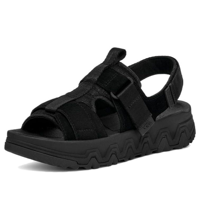 (WMNS) UGG CapTrail Strap Sandal 'Black' 1167496-BLK