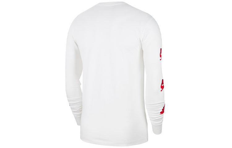 Air Jordan Casual Round Neck Long Sleeves White CN3505-100