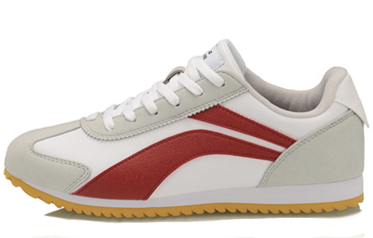 (WMNS) Li-Ning Classic Leisure Low 'White Grey Red' AGCQ004-1