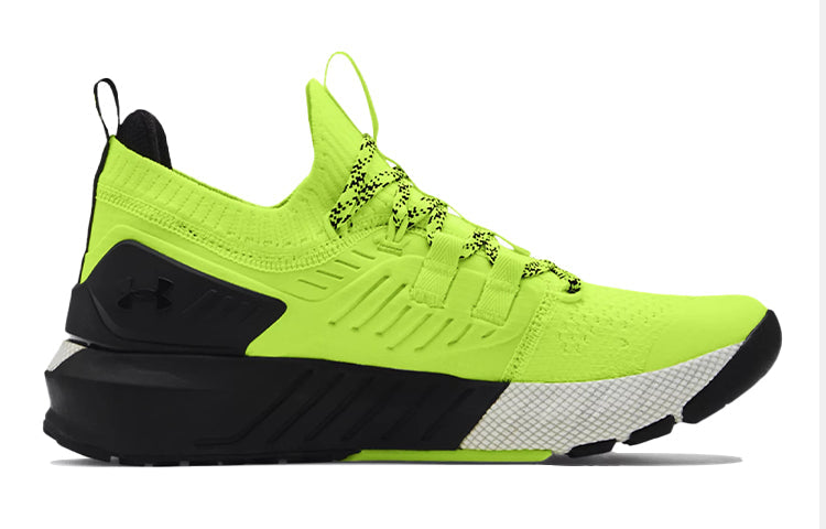 (GS) Under Armour Project Rock 3 'High-Vis Yellow Black' 3023270-306