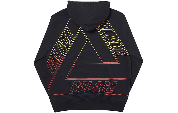 PALACE FW19 Linear triple fade Back Triangle Drawstring Black PAL-FW19-031