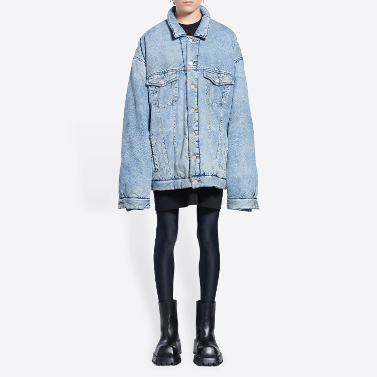 Balenciaga Padded Jacket 'Indigo' 681689TJW924012