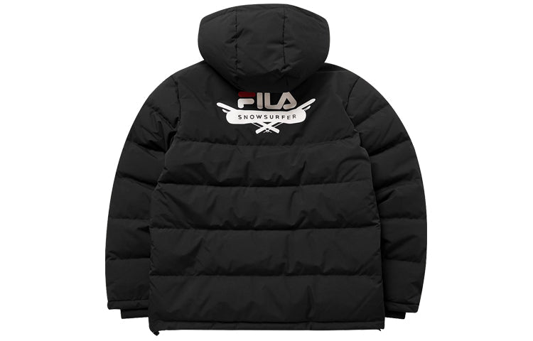 FILA MENS Sport Tat Hoodie Down Jacket Black T11M941908F-BK
