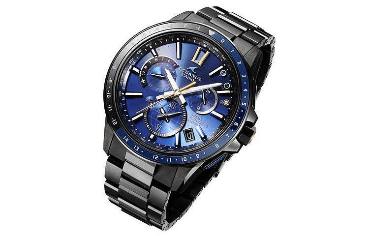 CASIO Limited Edition Blue Dial Mens Blue Analog OCW-G1100S-1A